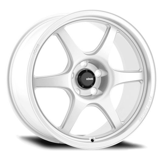 Konig Hexaform 18X9.5 5X114.3 ET25 Gloss White Flow Formed