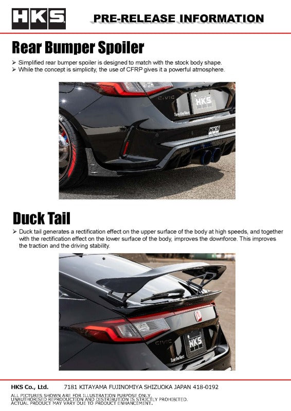 HKS BODY KIT TYPE-S FL5 R-Spoiler