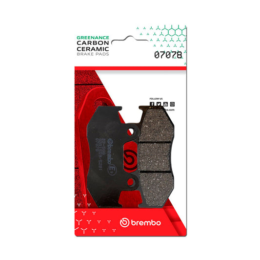 Brembo OE Honda Nes/Honda Lead/Suzuki An Burgman Carbon Ceramic Brake Pad - Front