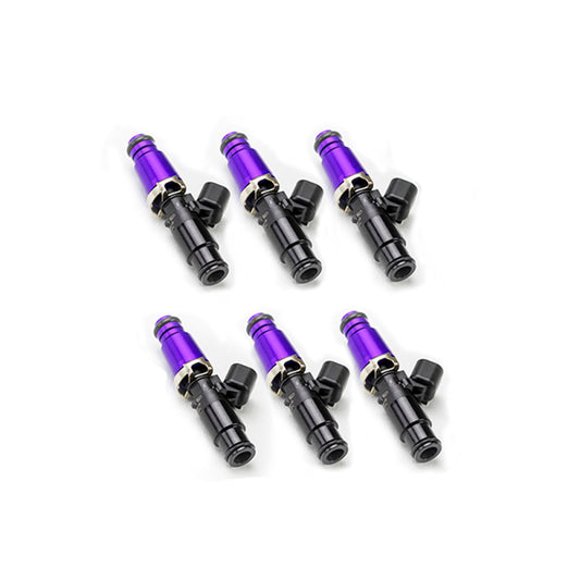 Injector Dynamics ID1300X 02-06 BMW M54 14mm (Purple) Adapter Top Injectors - Set of 6