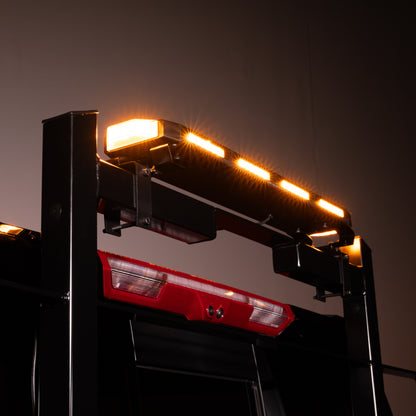 Putco 24In Universal 24In Tri Color Hornet Light (Amber/Blue/White) - LED Stealth Rooftop Strobe Bar