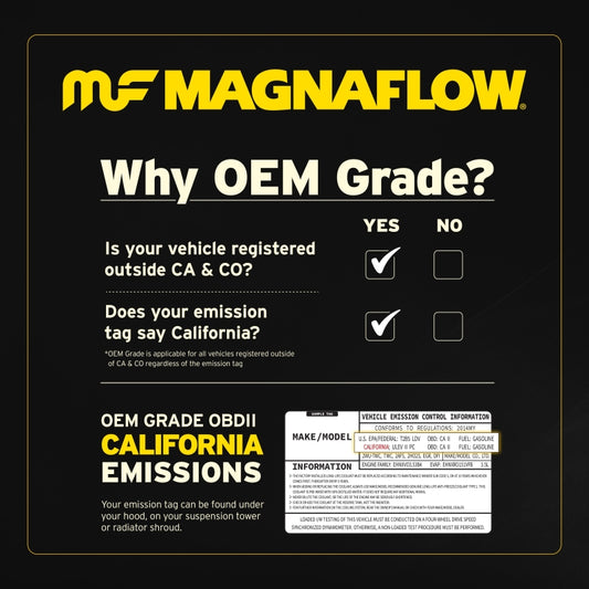 MagnaFlow Direct Fit Catalytic Converter 18-20 Audi Q5 Underbody