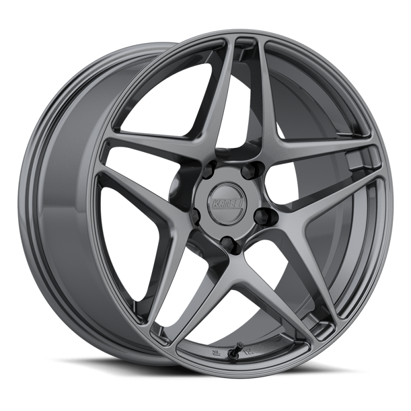 Kansei K15G Astro 19x9.5in / 5x112 BP / 22mm Offset / 66.6mm Bore - Gunmetal Wheel