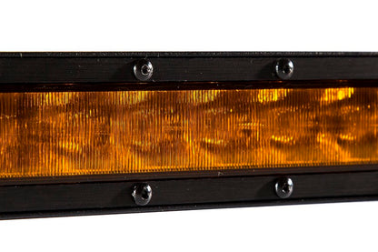 Diode Dynamics 42 In LED Light Bar Single Row Straight - Amber Flood Each Stage Series