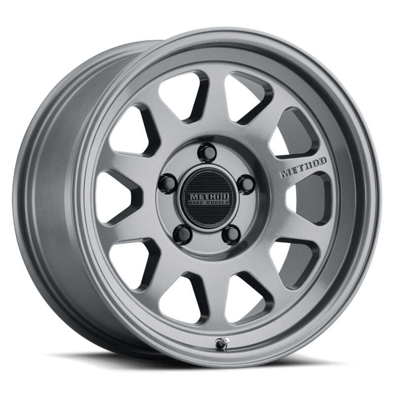 Method MR316 20x10 / 5x5 BP / -18mm Offset / 71.5mm CB Gloss Titanium Wheel