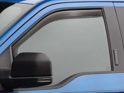 WeatherTech 2017+ Ford F-250/F-350/F-450/F-550 Front Side Window Deflectors - Dark Smoke