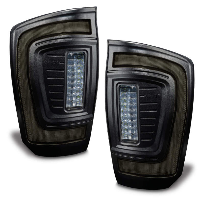 Oracle Lighting 16-23 Gen 3 Toyota Tacoma Black Series Flush Style LED Tail Lights SEE WARRANTY