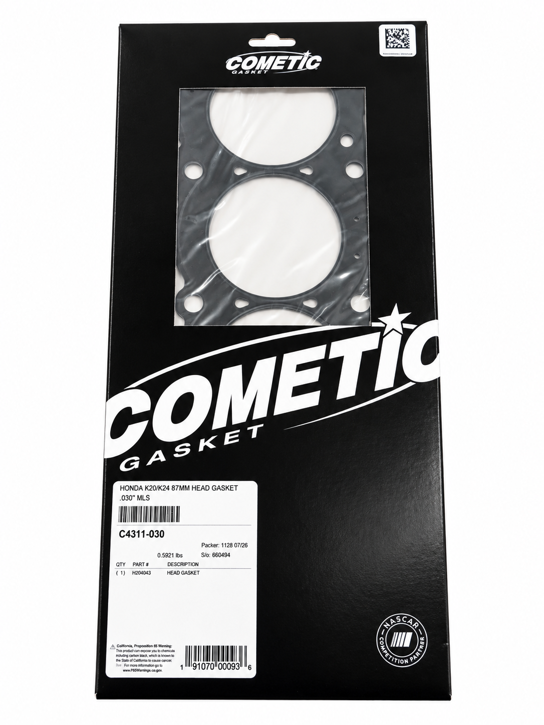 Cometic Honda K20/K24 87mm Head Gasket .030 inch MLS Head Gasket
