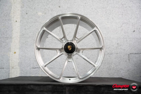 Vossen X Champion RS92 22X10.5 / ET15 / 5X130 / Brushed Gloss Clear Wheel / Macan - Rear