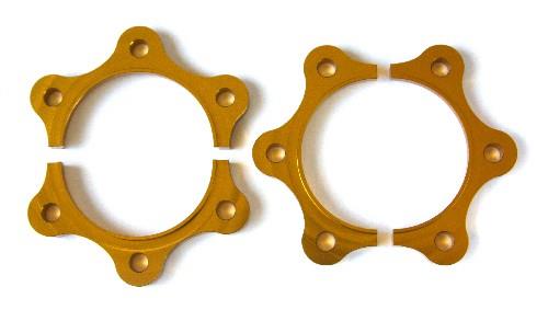 BLOX Honda S2000 Racing Half Shaft Spacers-Silver (Recommended for vehicles lowered 1.25in or more)