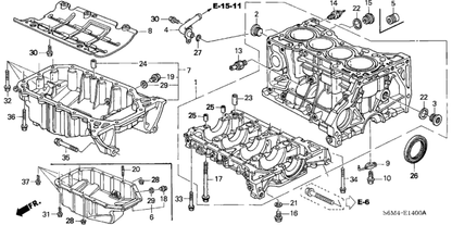 Acura - 2002-2006 RSX OEM K20A2 Baffle Plate