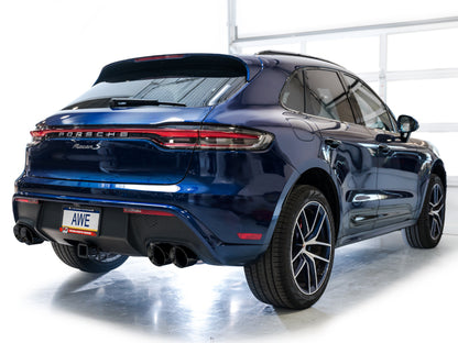 AWE Tuning 2022+ Porsche Macan 2.9TT Touring Edition Catback Exhaust w/ Diamond Black Tips