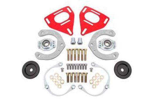 BMR 16-24 Chevrolet Camaro Caster Camber Plates (Coil-Over Only) - Red