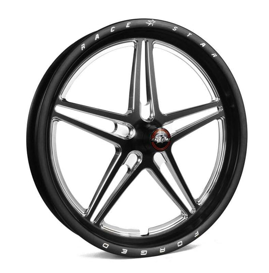 Race Star 63 Pro Forged 17x2.4 Spindle Mount Anglia Wheel 1.13in. BS - Black Anodized/Machined