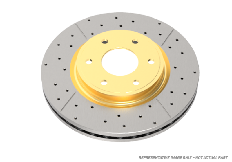 DBA 94-04 Mustang Exc. Cobra/Bullitt/Mach1 Front Drilled & Slotted Street Series Rotor