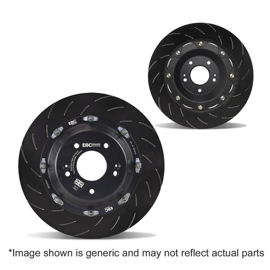 EBC Racing 00-07 BMW M3 E46 3.2L Front 355mm 2 Pc Rotor Replacement (Pair)