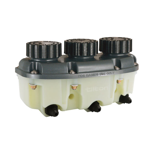 Tilton Racing - 3-Chamber Low Profile Plastic Reservoir