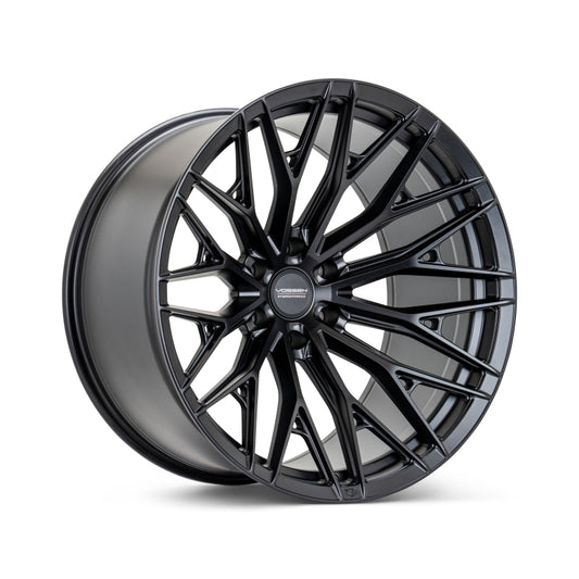 Vossen HFX-6 18x9 - 6x139.7 - ET0 - Super Deep Face - 106.1 - Satin Black Wheel