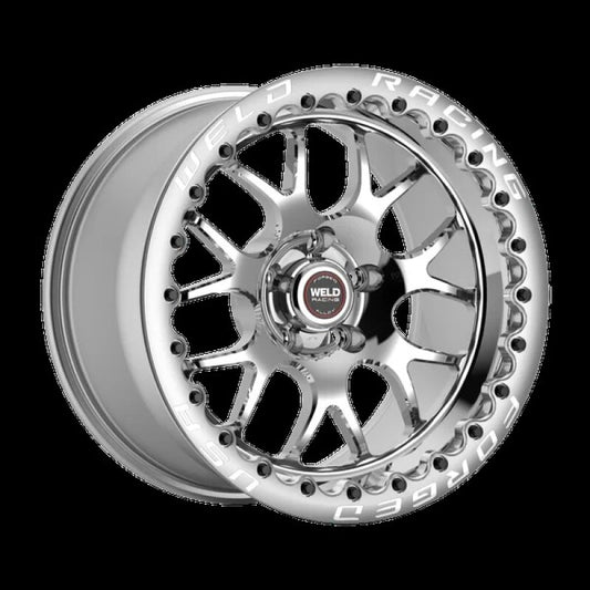 Weld S77 15x10 / 5x135 BP / 5.5in BS (Med Pad) Polished Wheel - Polished SBL MT