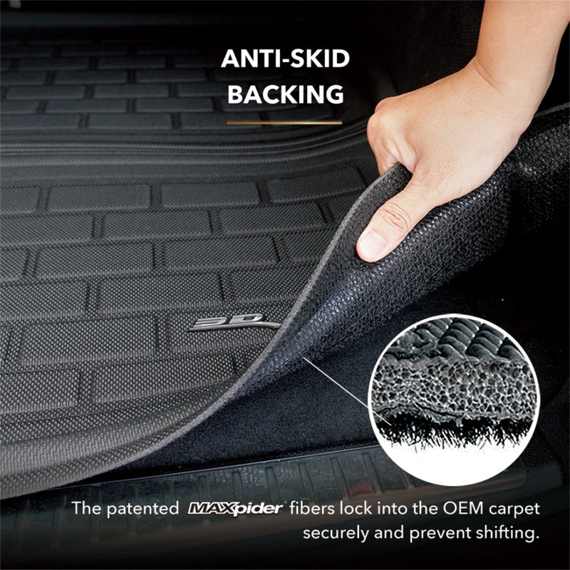 3D MAXpider 22-24 Tesla Model X 5 & 7-Seat Kagu Black Seatback Protector