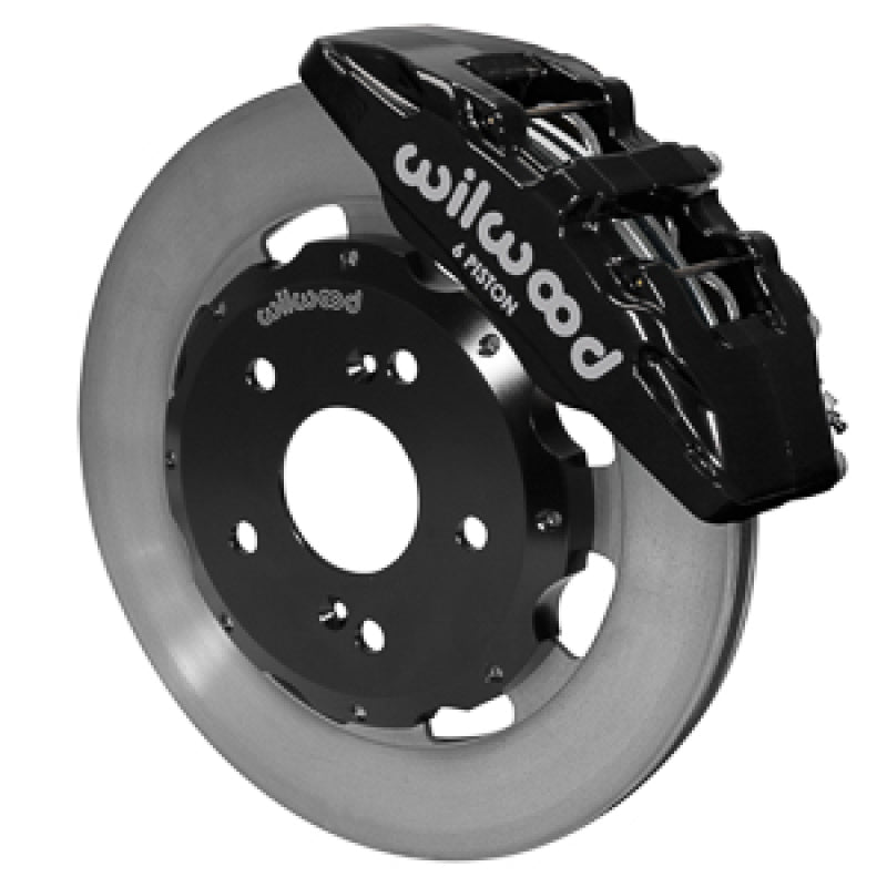 Wilwood 03-11 Honda Element / 02-06 Acura RSX Dynapro 12.19x0.81 Dynapro Front BBK - Black