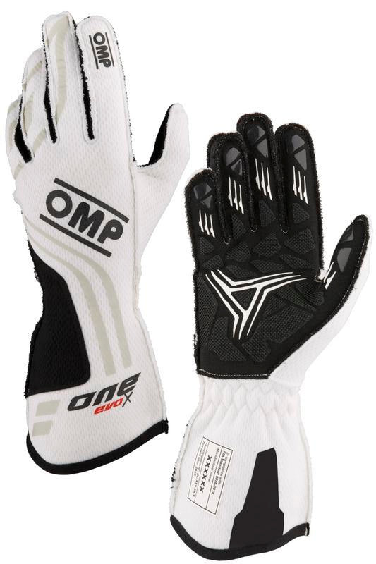 OMP ONE EVO-X MY24 GLOVES FIA 8856-2018 FLUO YELLOW SZ XL