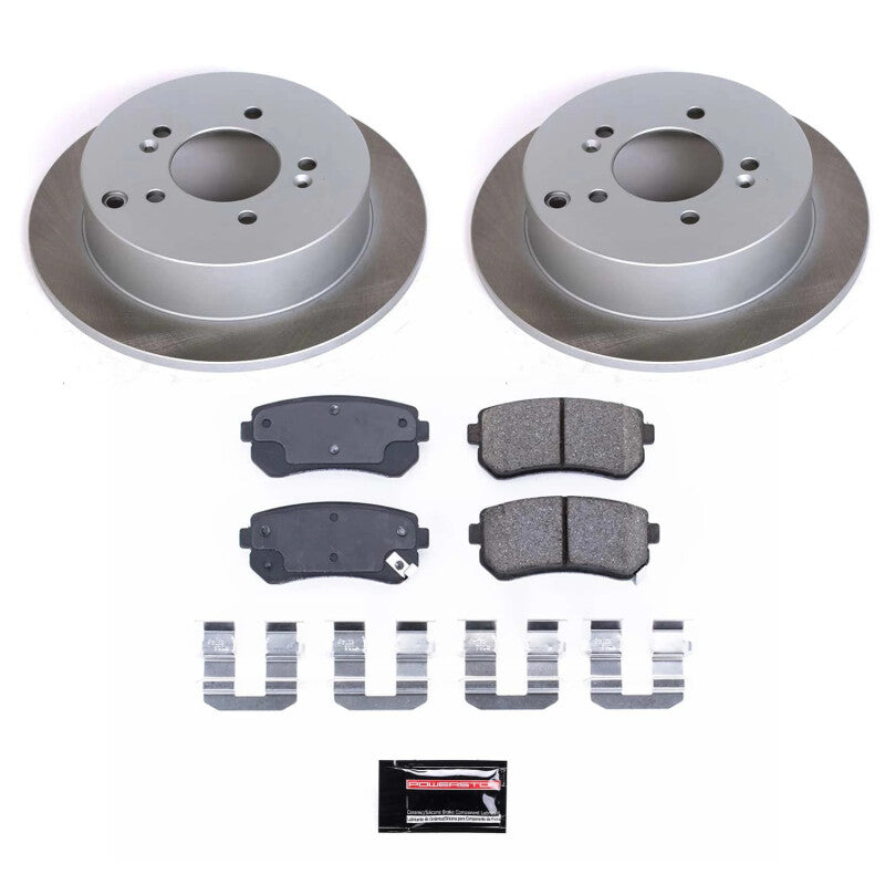 Power Stop 11-16 Kia Sportage Rear Semi-Coated Rotor Kit