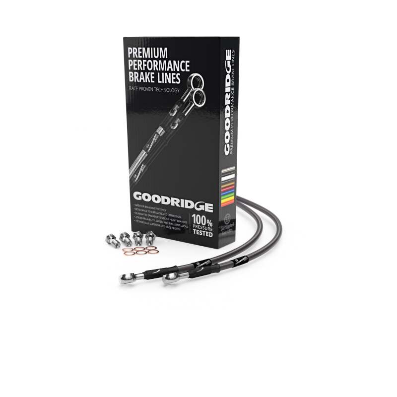 Goodridge 03-06 Suzuki SV1000S Carbon Race Front SS Brake Lines