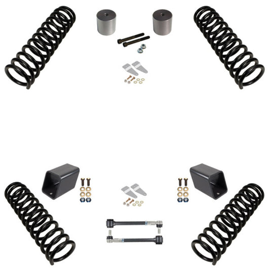 Synergy 07-18 Jeep Wrangler JK 2 DR 2.0in Lift Starter Kit RHD Compatible