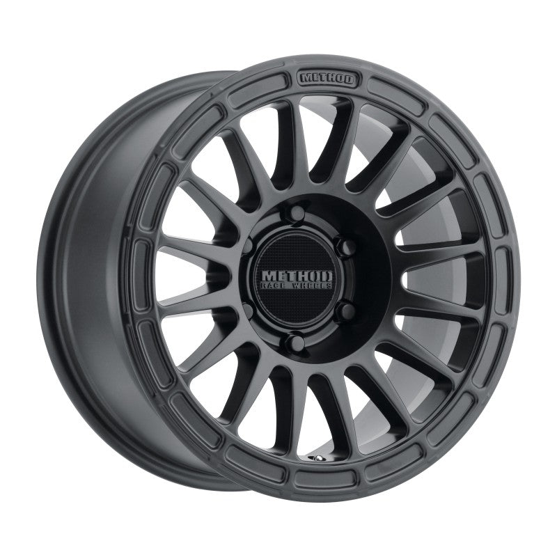 Method MR314 17x7.5 +24mm Offset 6x4.5 66.1mm CB Matte Black Wheel