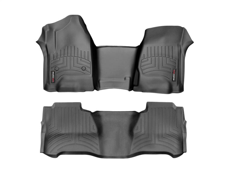 WeatherTech 2018+ Volkswagen Atlas Front + Rear FloorLiner - Black