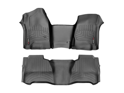 WeatherTech 2018+ Volkswagen Atlas Front + Rear FloorLiner - Black