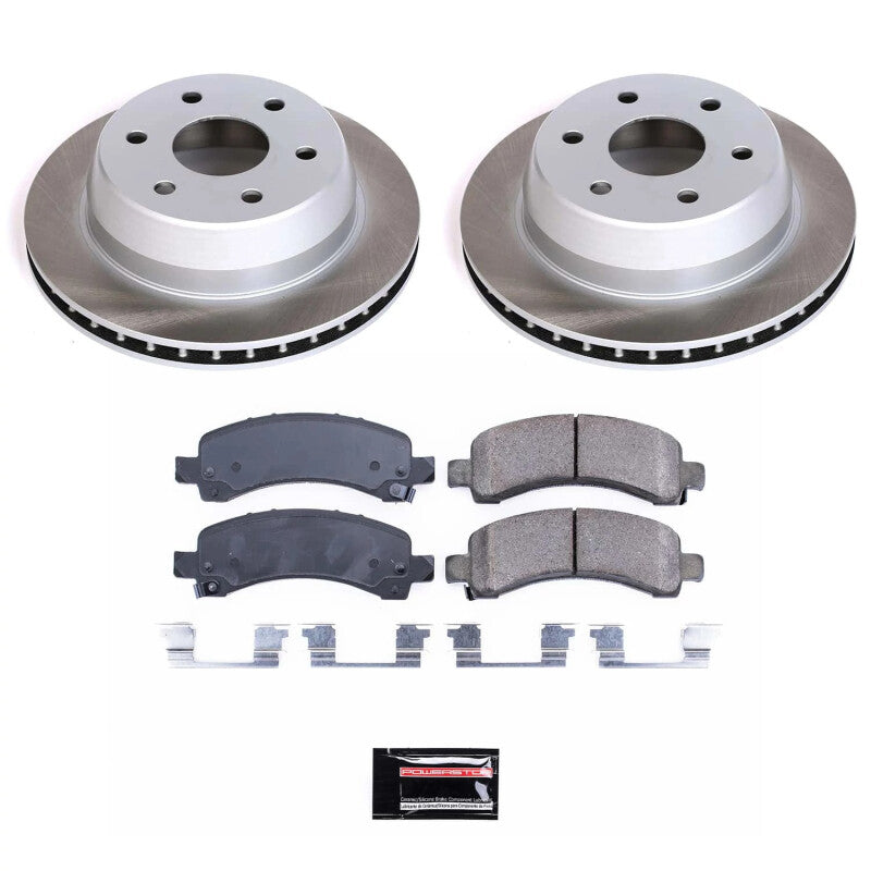 Power Stop 03-06 GMC Yukon XL 1500 Rear Semi-Coated Rotor Kit