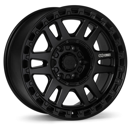 Enkei Trail-Tracker 18x9 / 6x139.7 BP / ET0 / 106.1mm Bore - Matte Black Wheel