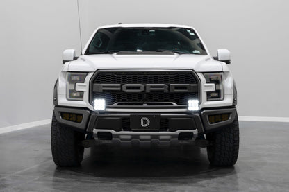 Diode Dynamics 17-20 Ford Raptor SS5 Bumper LED Pod Light Kit - Pro White Combo