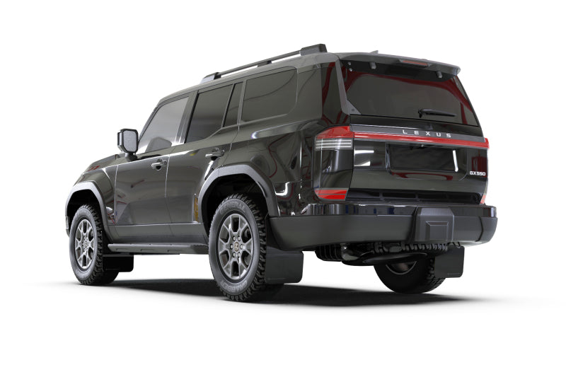 Rally Armor 24-26 Lexus GX 550 Luxury Premium Black Mud Flap - Silver Logo