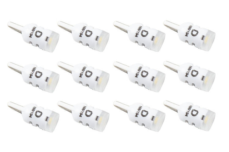 Diode Dynamics 194 LED Bulb HP3 LED Natural - White Set of 12