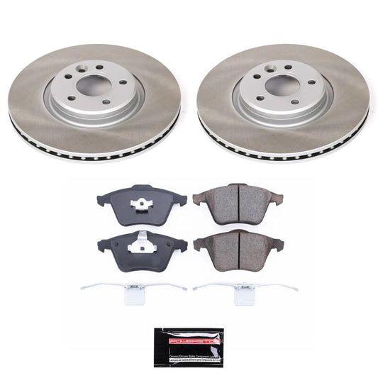 Power Stop 05-11 Volvo V50 Front Semi-Coated Rotor Kit