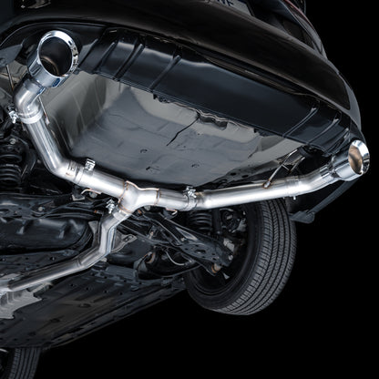 AWE Tuning 22+ Honda Civic Si/Acura Integra Track Edition Cat-Back Exhaust - Dual Chrome Silver Tips