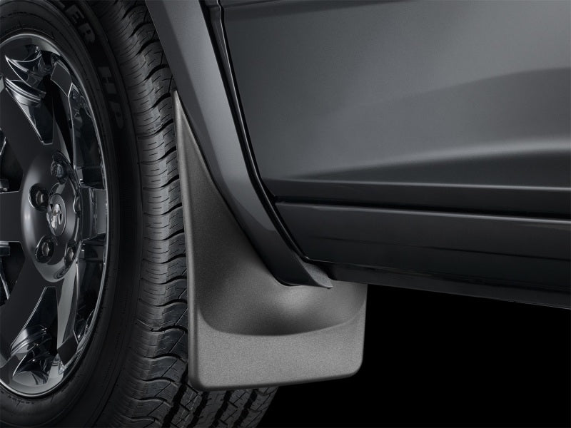 WeatherTech 07 Chevrolet Silverado Classic No Drill Mudflaps - Black