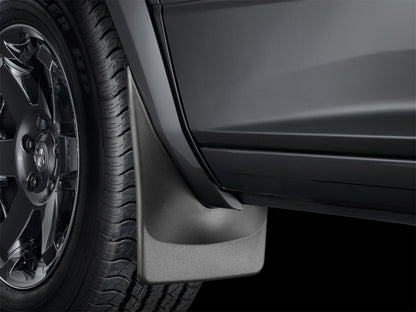 WeatherTech 06+ Dodge Ram Dually No Drill Mudflaps - Black