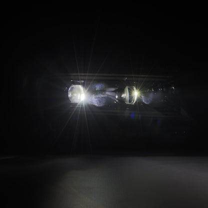 AlphaRex 15-23 Dodge Charger LUXX LED Proj Headlights Alpha-Black w/Actv Light & Seq.Sig / SB DRL