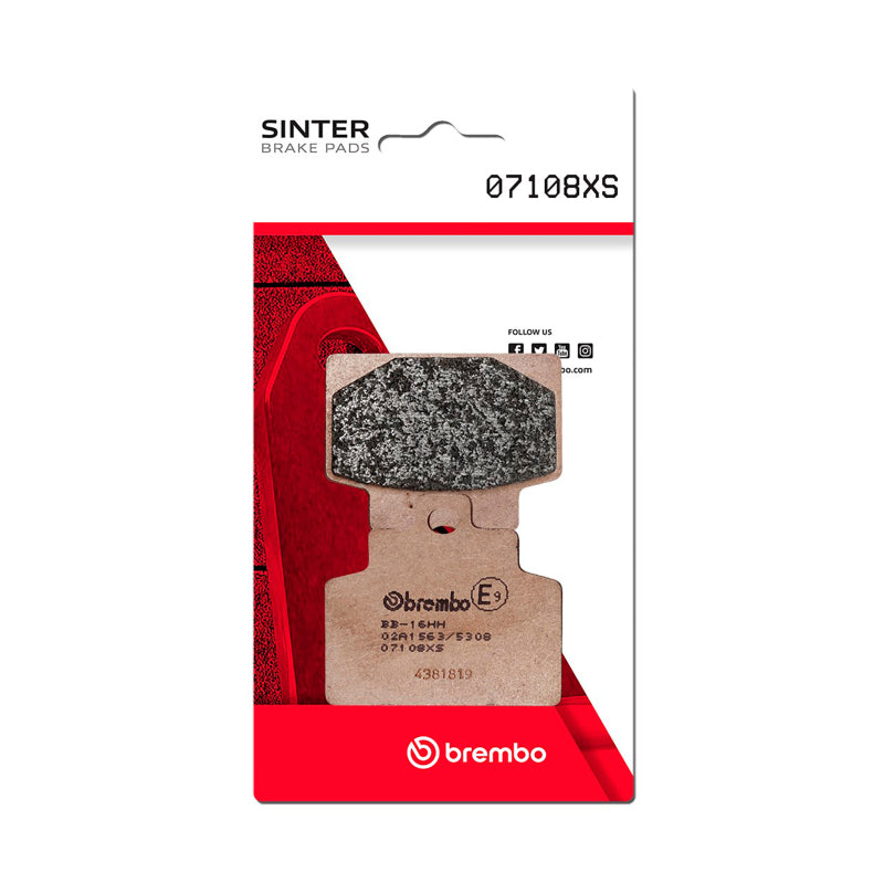 Brembo OE 14-19 Piaggio Vespa MP3 LT iE ABS 300cc Sinter Brake Pad - Front