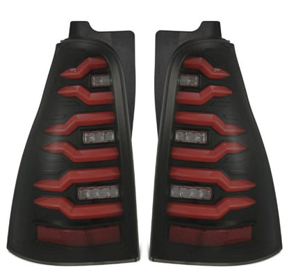 AlphaRex 03-09 Toyota 4Runner LUXX-Series LED Tail Lights- Black/Red