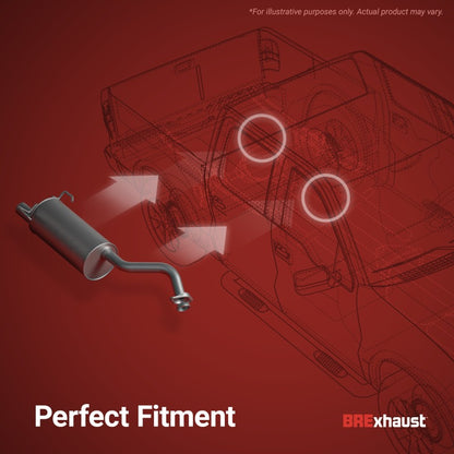 Magnaflow BRE Rear Muffler Kit Replacement Geo