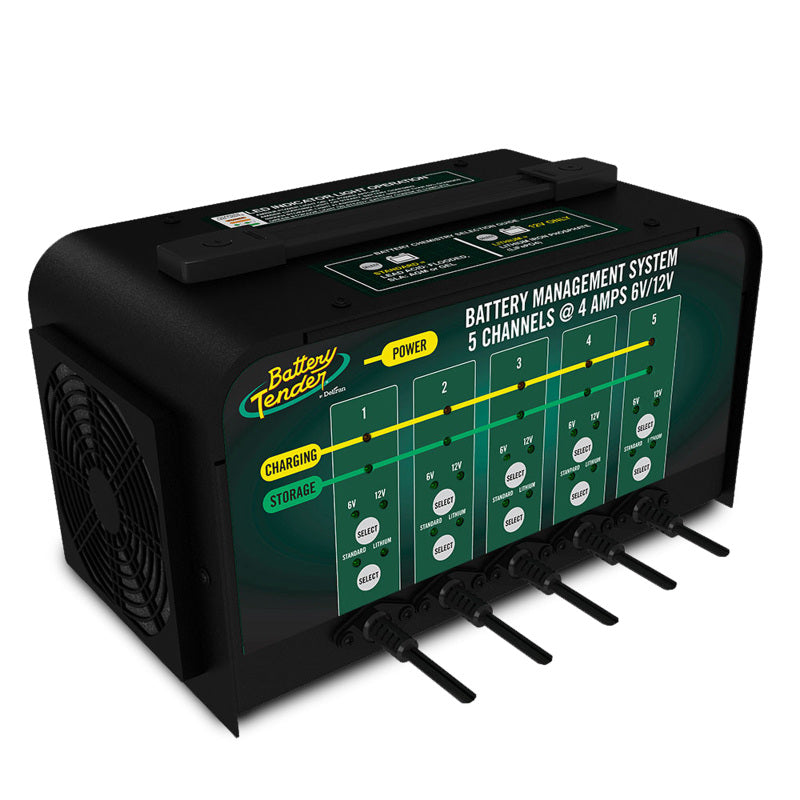 Battery Tender 5 Bank 6V/12V 4A Selectable Battery Charger