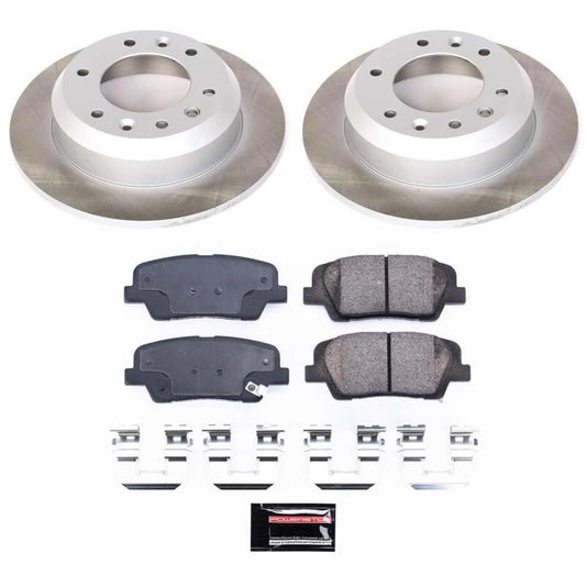 Power Stop 2014 Kia Sedona Rear Semi-Coated Rotor Kit