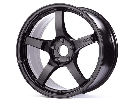 Gram Lights 57CR 19x9.5 +45 5-114.3 Glass Black Wheel