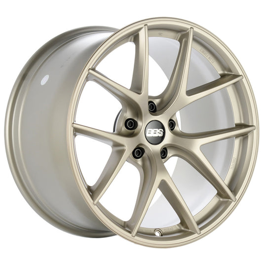 BBS Unlimited CI-R 19x11 ET58.5 (Face 2) Satin White-Gold Wheel