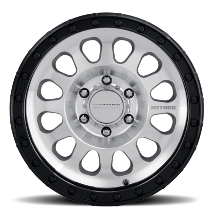 Method MR315 17x8.5 0mm Offset 6x5.5 106.25mm CB Machined Wheel - Gloss Black Lip